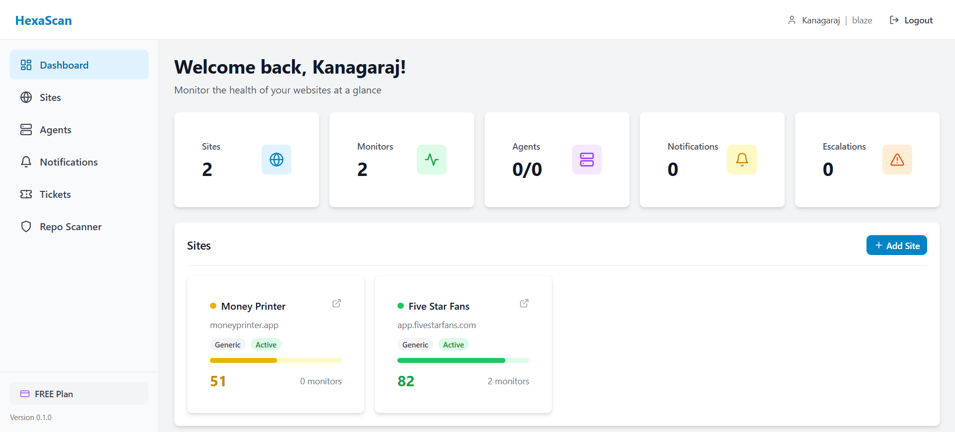 HexaScan Screenshot 1